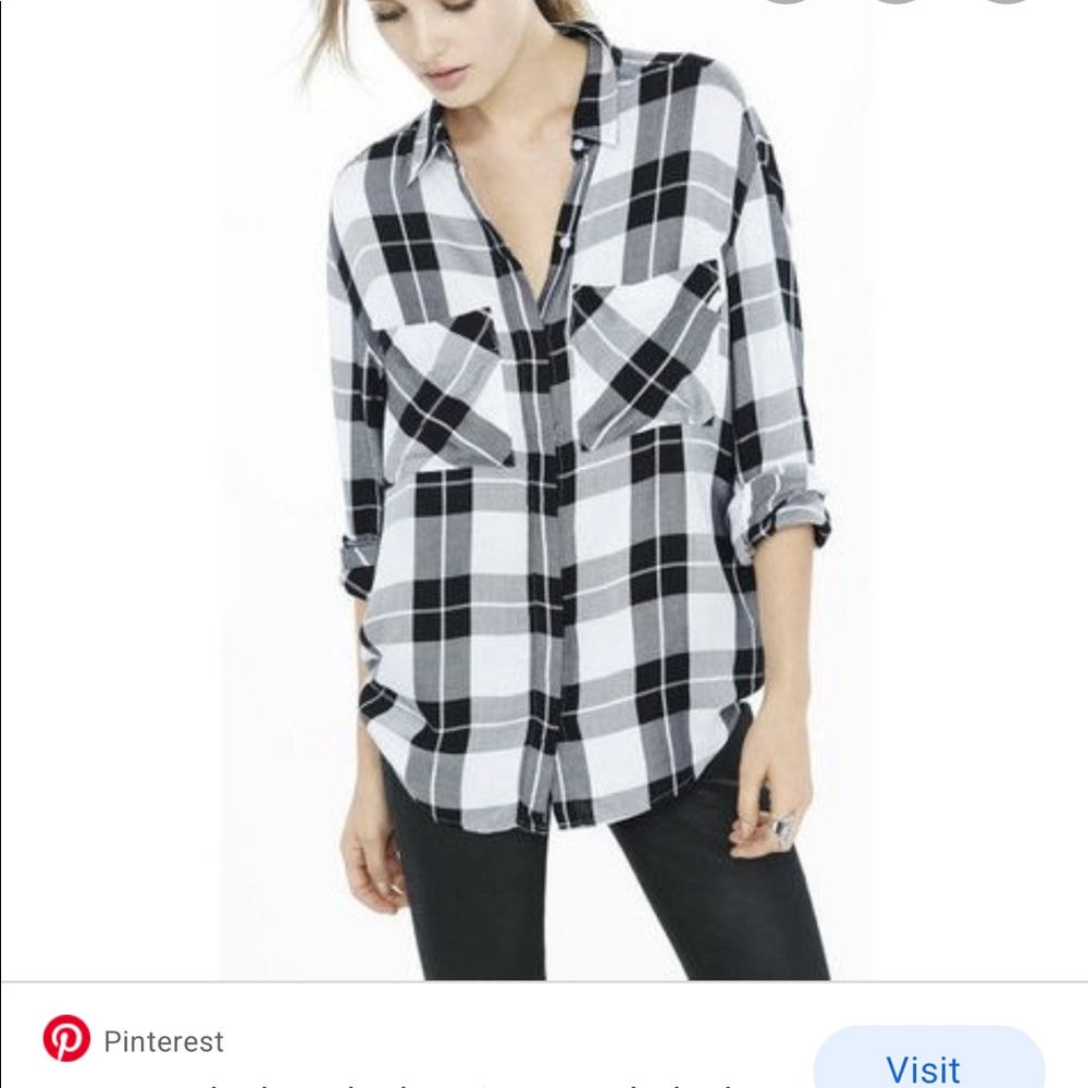 Express boyfriend flannel